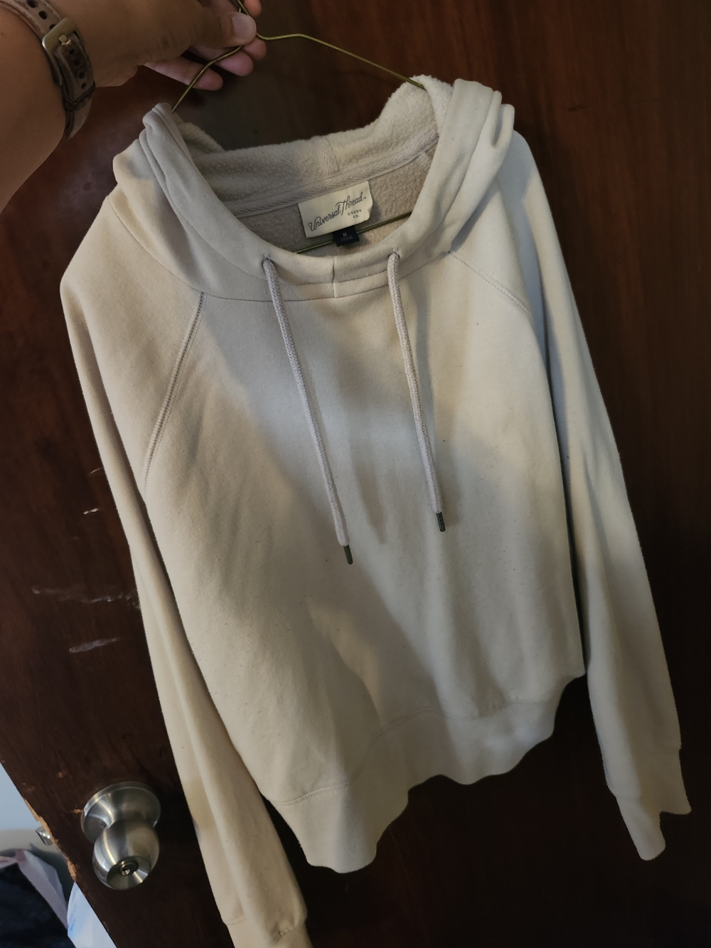Universal Thread Cream Pullover Hoodie - Women